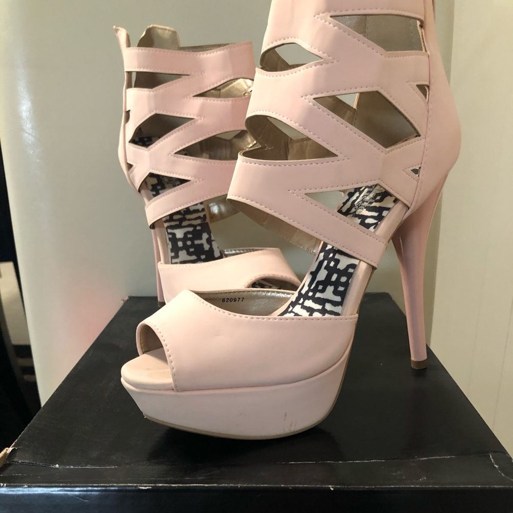 Blush Never Worn Charlotte Russe heels